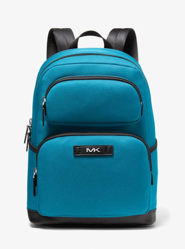Panske Batohy Michael Kors Kent Sport Woven Modre - Tasky Michael Kors Outlet | DGLUJ-0563